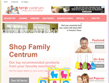 Tablet Screenshot of familycentrum.com